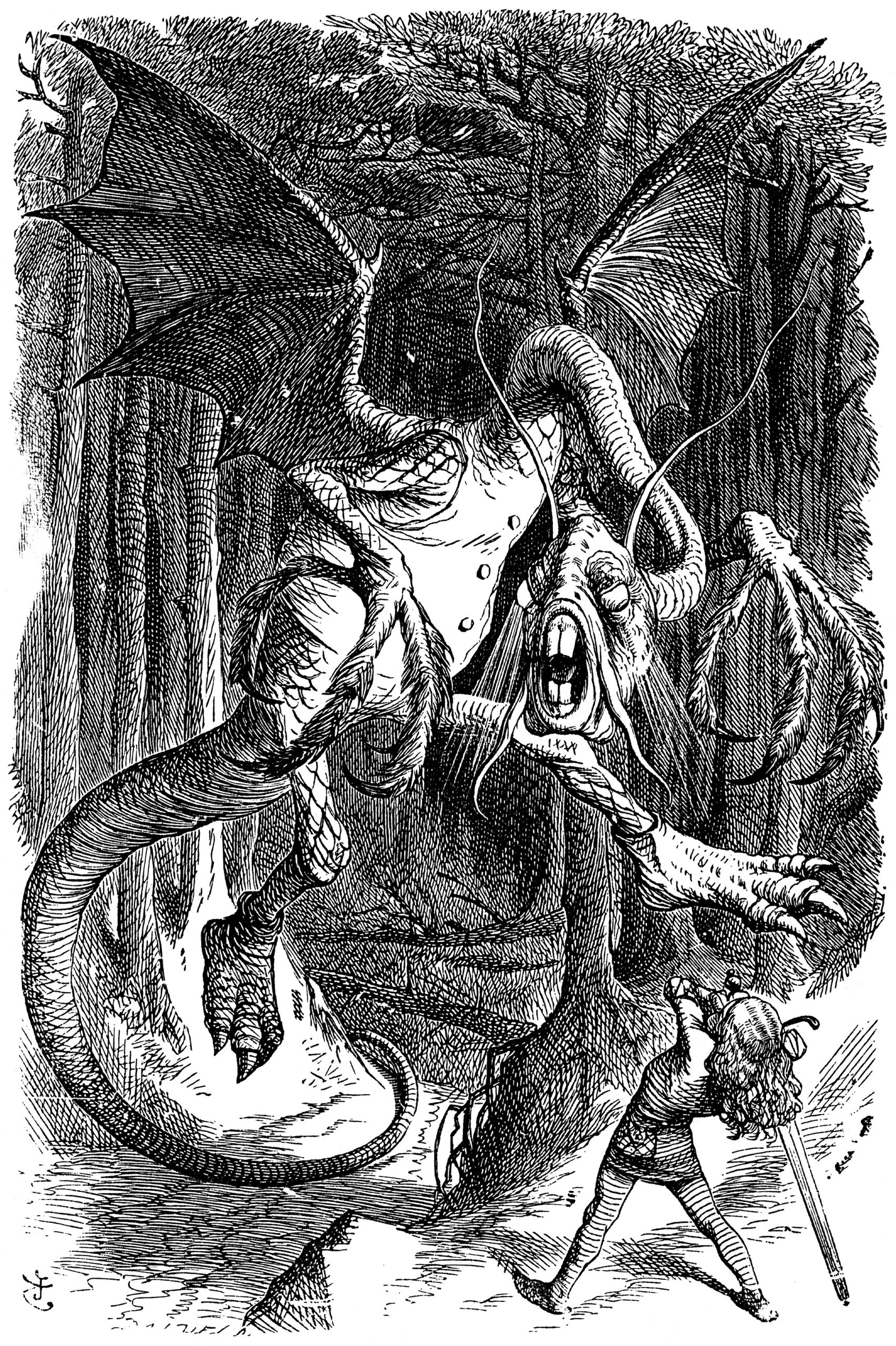 Jabberwocky illustration